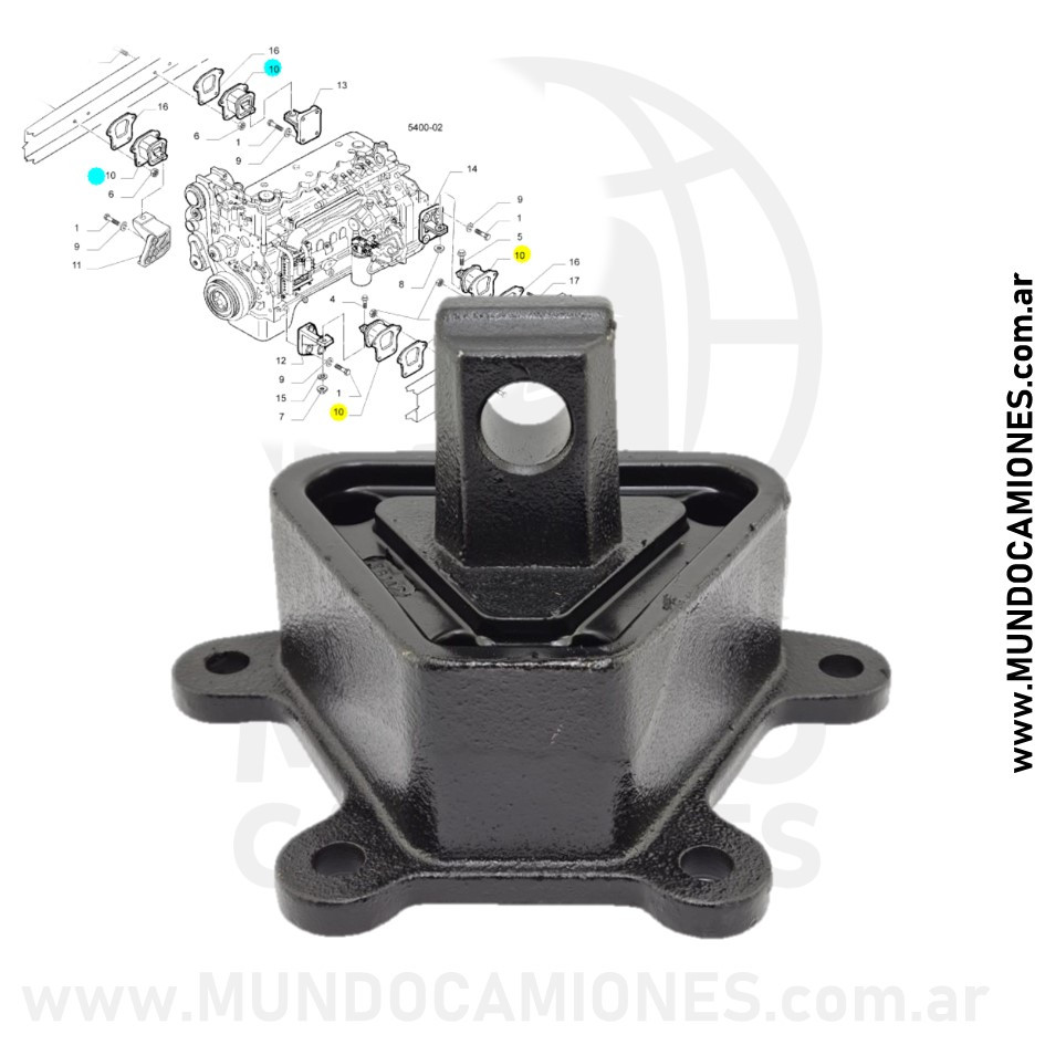 TACO MOTOR IVECO TECTOR