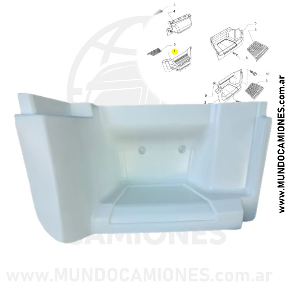 ESTRIBO CABINA INFERIOR DERECHO IVECO VERTIS
