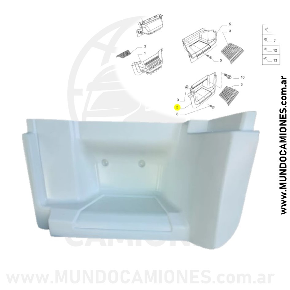 ESTRIBO CABINA INFERIOR IZQUIERDO IVECO VERTIS