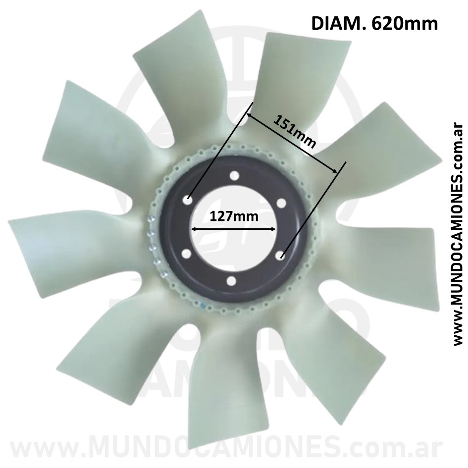 PALETA VENTILADOR IVECO TECTOR