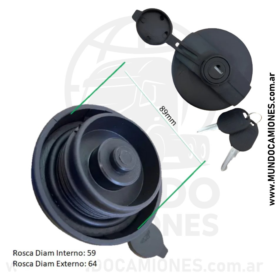 TAPA TANQUE PLASTICO